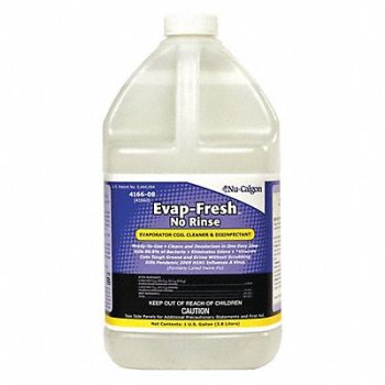 NU-CALGON Evaporator Cleaner Liquid 1 gal Clear, 2RZW2