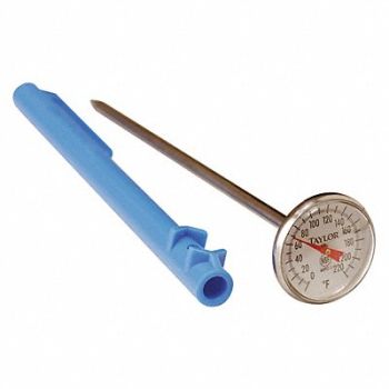 TAYLOR K3151 Dial Pocket Thermometer 5 L, 2T697