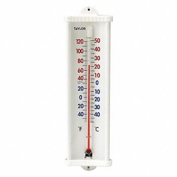 TAYLOR Analog Thermometer -40 to 120 F, 2T707