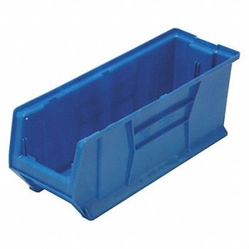 QUANTUM STORAGE SYSTEMS Bin Blue Polypropylene 9 in, 2TA68