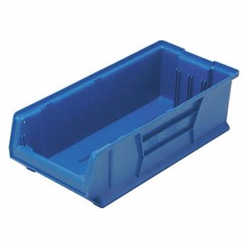 QUANTUM STORAGE SYSTEMS F8433 Bin Blue Polypropylene 7 in, 2TA69