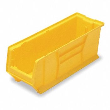 QUANTUM STORAGE SYSTEMS Bin Yellow Polypropylene 9 in, 2TA88