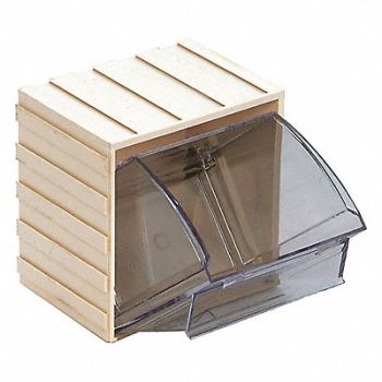 QUANTUM STORAGE SYSTEMS F8472 Indv Tip-Out Bin Ivory Unf 4 1/4 in, 2TB16