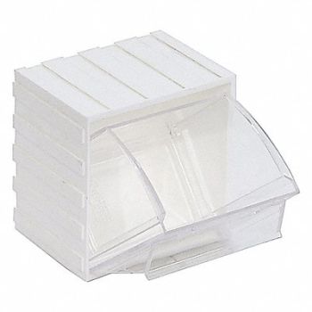 QUANTUM STORAGE SYSTEMS F8472 Indv Tip-Out Bin White Unf 4 1/4 in, 2TB17