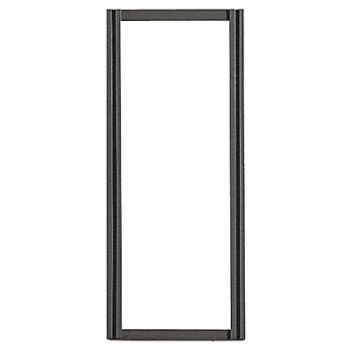 QUANTUM STORAGE SYSTEMS Tip Out Bin Wall Frame W24 In H24 In Blk, 2TB21