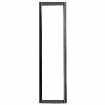 QUANTUM STORAGE SYSTEMS Tip Out Bin Wall Frame W24 In H48 In Blk, 2TB22