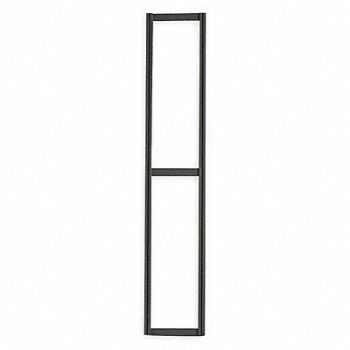 QUANTUM STORAGE SYSTEMS Tip Out Bin Wall Frame W24 In H70 In Blk, 2TB23