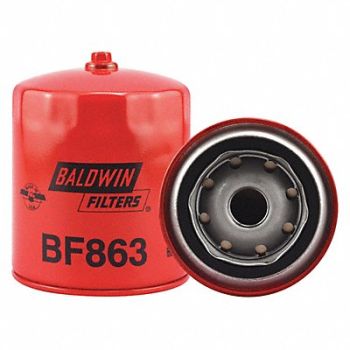 BALDWIN FILTERS Fuel Filter 4-11/16x3-11/16x4-11/16 In, 2TCJ3