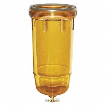 BALDWIN FILTERS Transparent Amber Bowl, 2TCV4