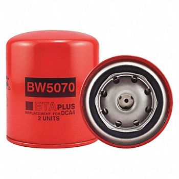 BALDWIN FILTERS Coolant Filter Spin-On 4-3/8 L, 2TCW3