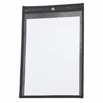 GRAINGER APPROVED Shop Ticket Holder Vinyl 10 W PK25, 1PRN5