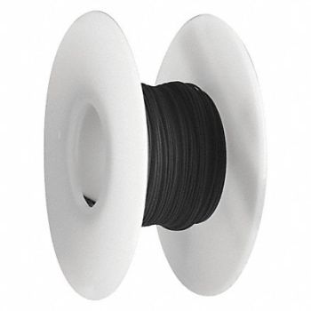 OK INDUSTRIES Wire Wrapping Wire 28AWG Blk 100ft, 2TDT1