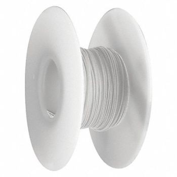 OK INDUSTRIES Wire Wrapping Wire 28AWG Wht 100ft, 2TDT3