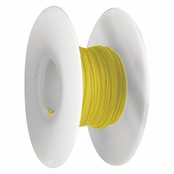 OK INDUSTRIES Wire Wrapping Wire 28AWG Yel 100ft, 2TDT4
