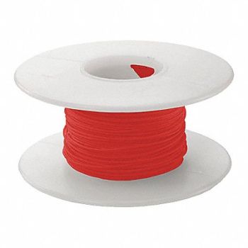 OK INDUSTRIES Wire Wrapping Wire 24AWG Red 100ft, 2TDV4