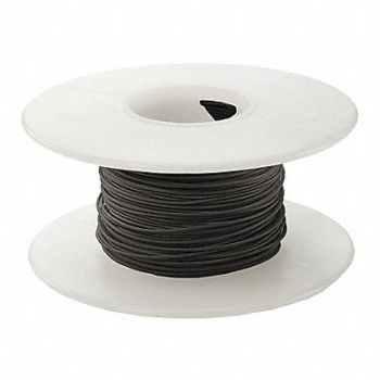 OK INDUSTRIES Wire Wrapping Wire 30 AWG Blk 100ft, 2TDX1