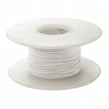 OK INDUSTRIES Wire Wrapping Wire 30 AWG Wht 1000ft, 2TDX6