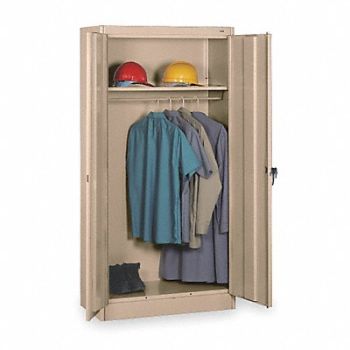 TENNSCO Wardrobe Cabinet 72 H 36 W Sand, 2TEP3