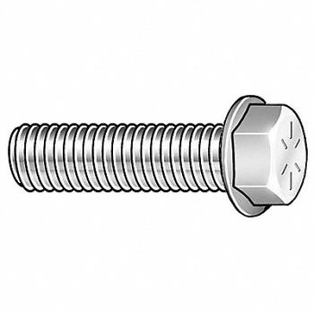 GRAINGER APPROVED Flange Bolts Fastener L 2 1/2 in PK15, 2TJ95