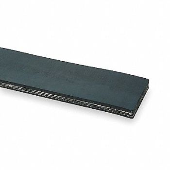 APACHE INC. Conveyor Belt Blk Rubber 50 Ft x 18 In, 2TJZ6