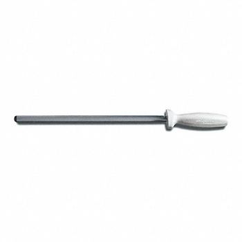 DEXTER RUSSELL Sharpening Steel Diamond 12 In White, 2TLK1