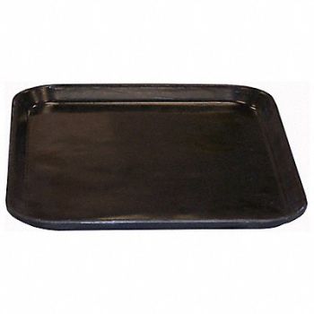 MOLDED FIBERGLASS Tray Black 12 1/2 in 9 1/8 in, 2TU38