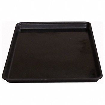 MOLDED FIBERGLASS Tray Black 16 1/8 in 10 3/4 in, 2TU40