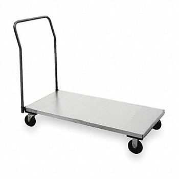 GRAINGER APPROVED Platform Truck 1200 lb SS 60 in x 30 in, 2TUH6