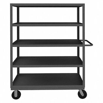 GRAINGER APPROVED Utility Cart 3 000 lb Steel, 2TUJ3