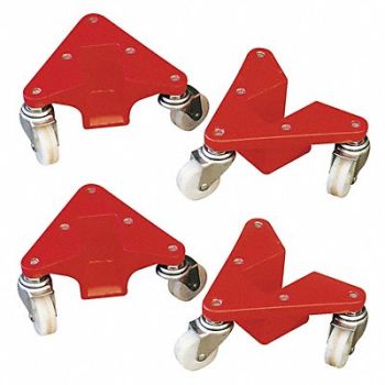 GRAINGER APPROVED Cabinet Dolly 880 lb PK4, 2TUT1