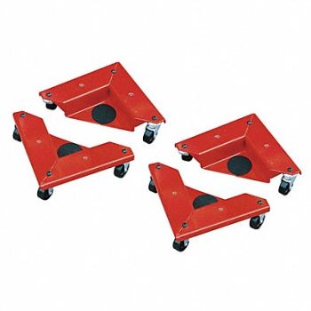 GRAINGER APPROVED Cabinet Dolly 1320 lb PK4, 2TUT2