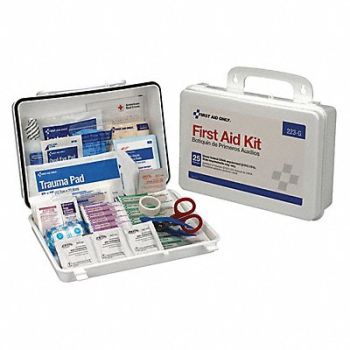 FIRST AID ONLY First Aid Kit Bulk White 25 People, 2TUU4
