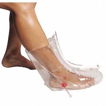FIRST AID ONLY Air Splint Foot and Ankle Clear Plastic, 2TUU8