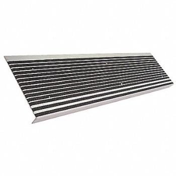 WOOSTER Stair Tread Black 42in W Extruded Alum, 2TUZ3
