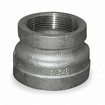 GRAINGER APPROVED Reducing Coupling 304 SS 3/4 x 3/8 in, 2UA84