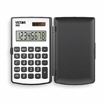 VICTOR Handheld Calculator Financial 8 Digit, 2TVZ3