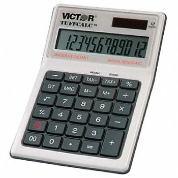 VICTOR Water-Resistant Calculator, 2TVZ4