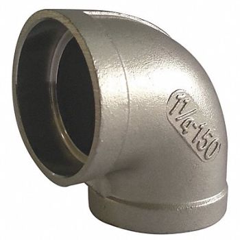 GRAINGER APPROVED 90 Elbow 316 SS 3 in Socket Class 150, 2TY43