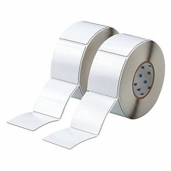 BRADY Raised Panel Label Polyester 3 in W, 2TYV4
