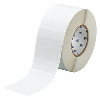 BRADY Label Light Gray 3 W Polyester, 2TYW5