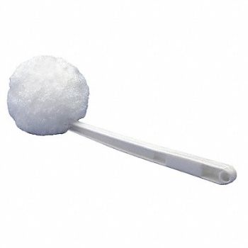 TOUGH GUY Toilet Brush 14 in L White, 2U288