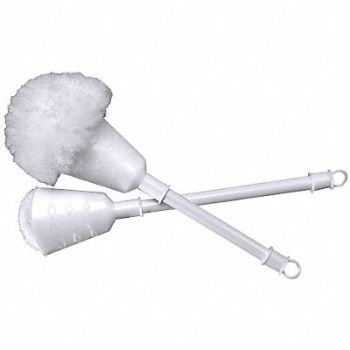 TOUGH GUY Toilet Brush 14 in L White, 2U289