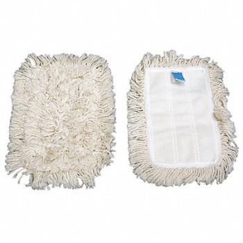 TOUGH GUY Replacement Head White Cotton, 2U657