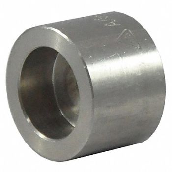 GRAINGER APPROVED Round Cap 304 SS 1 Pipe Size Class 3000, 2UB81
