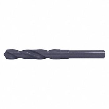 WESTWARD Reduced Shank Drill 1-1/16 HSS, 2UFX7