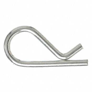 GRAINGER APPROVED Cotter Pin Hairpin 1/8 Dx1-9/16 L PK25, 2UJN7