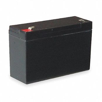 GRAINGER APPROVED Battery 6VDC 8.5Ah 0.187 Faston, 2UKK4