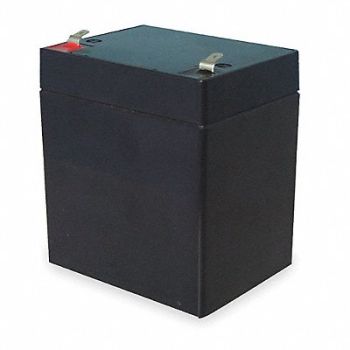 GRAINGER APPROVED Sealed Lead Acid Battery 12VDC 5Ah, 2UKK1