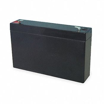 GRAINGER APPROVED Sealed Lead Acid Battery 6VDC 12Ah, 2UKK7