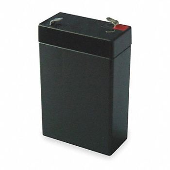 GRAINGER APPROVED Sealed Lead Acid Battery 6VDC 2.8Ah, 2UKL2